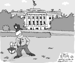 OBAMAS LAWN COP by Gary McCoy