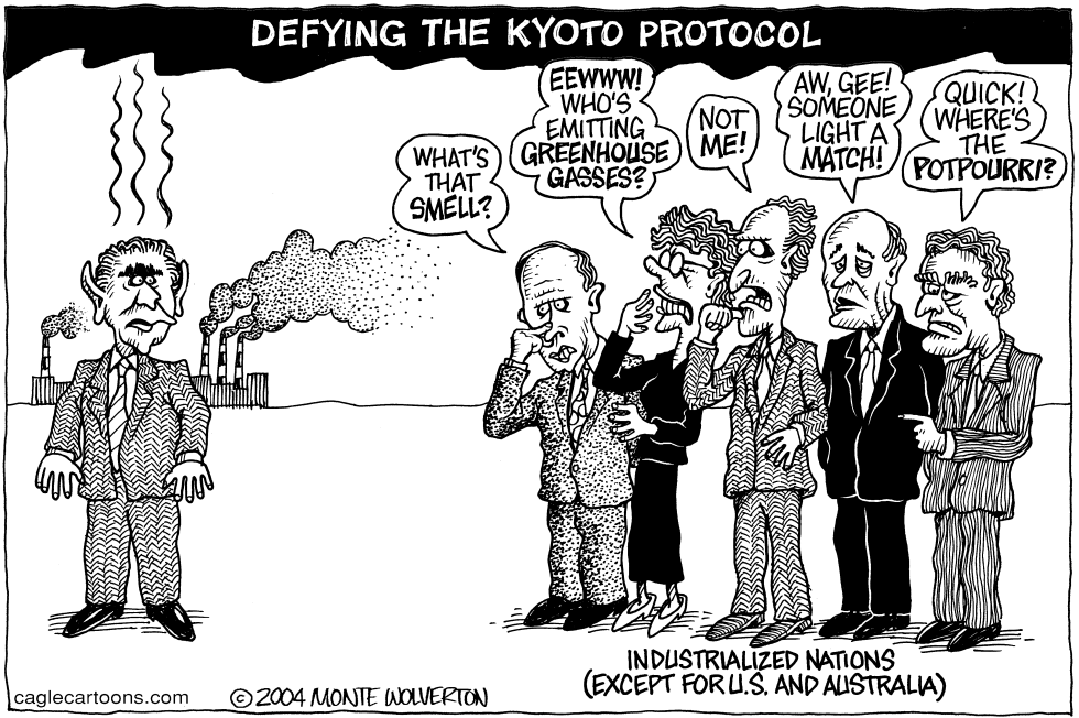 Bush defies Kyoto Protocol
