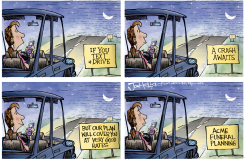 DRIVING AND TEXTING by Joe Heller