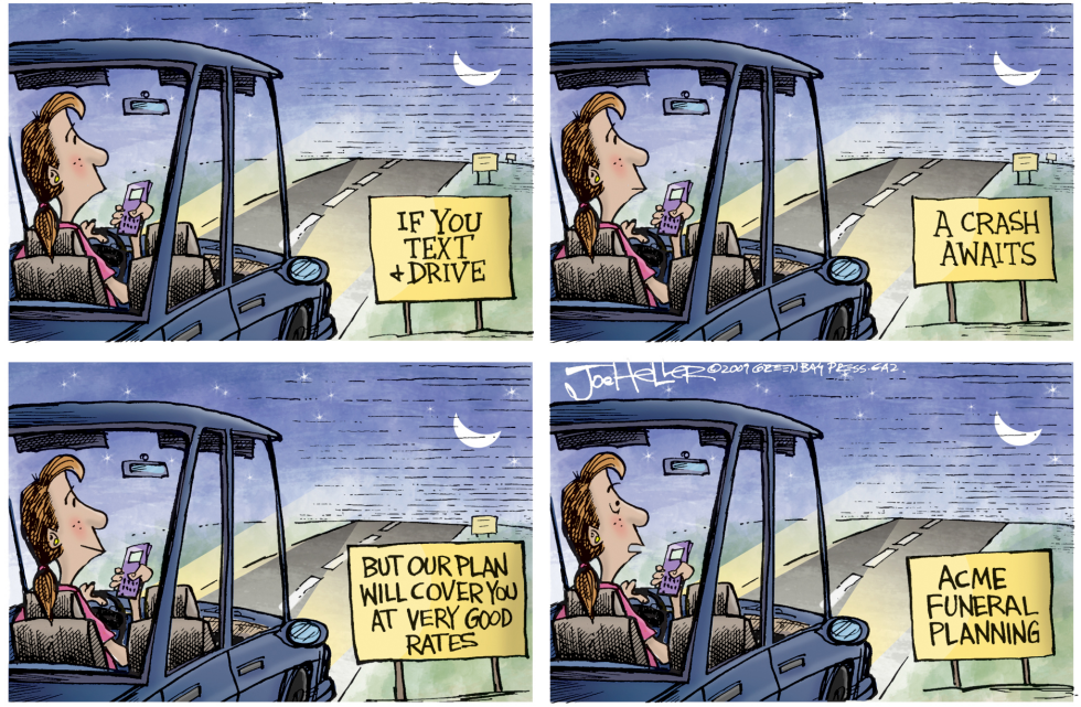 Driving and Texting-COLOR