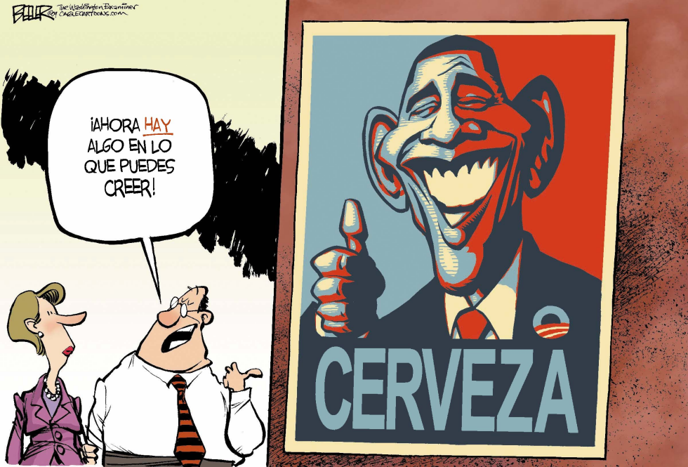  CERVEZA EN LA QUE PODEMOS CREER by Nate Beeler