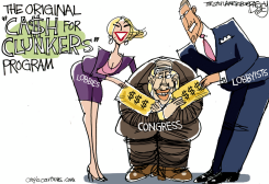 CASH FOR CLUNKERS  by Pat Bagley