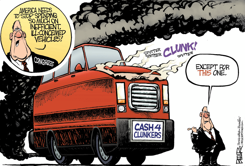  THE CLUNKER by Nate Beeler