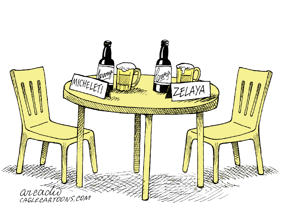 Cervezas para diálogo hondureño col