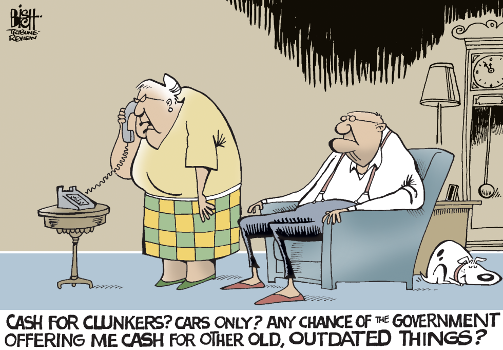 CASHING IN ON HER CLUNKER, COLOR