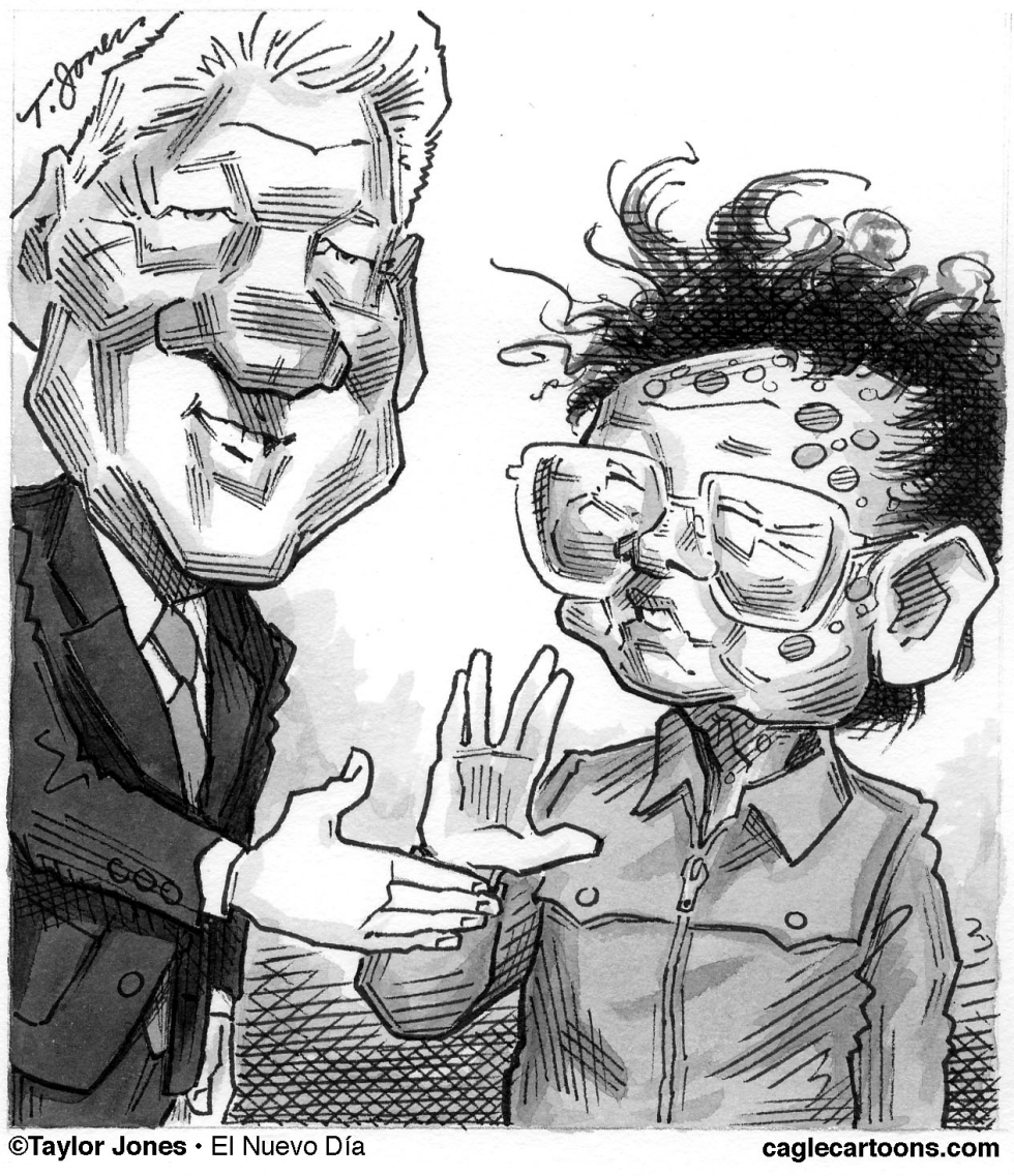 Bill Clinton and Kim Jong Il