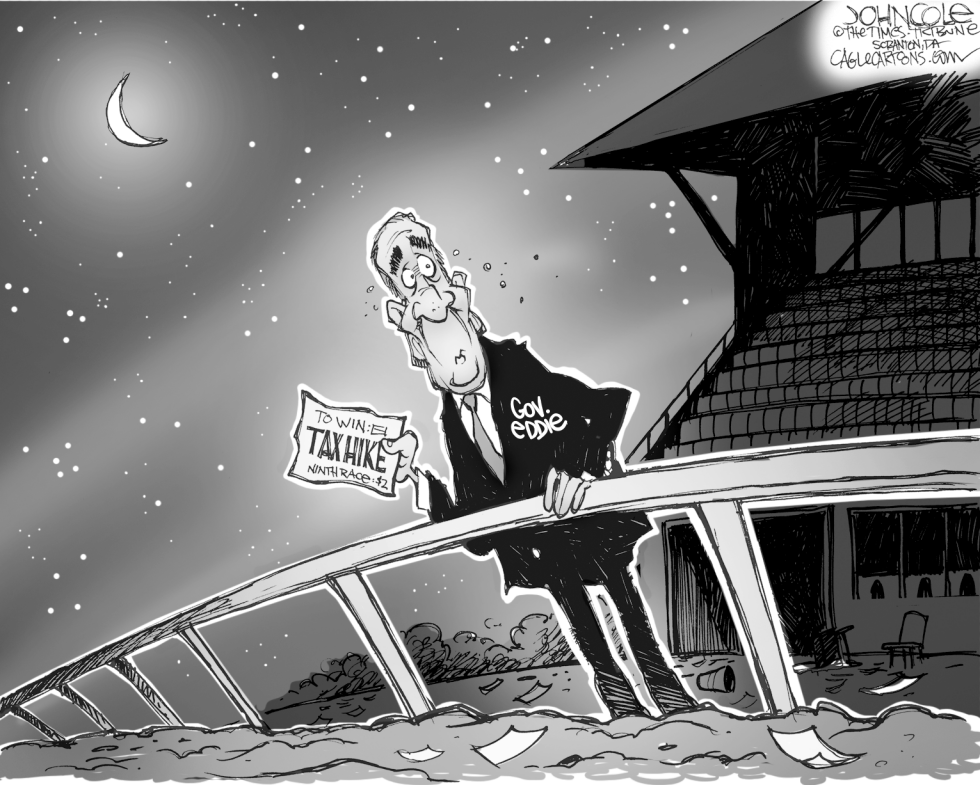 PA TOON -- Rendell tax hike BW