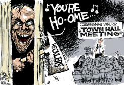 HECKLERS  by Pat Bagley