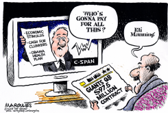 ELI MANNING RECORD HIGH CONTRACT by Jimmy Margulies