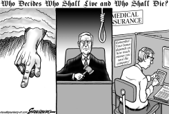 WHO SHALL LIVE BW by Steve Greenberg