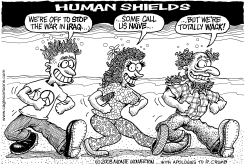 HUMAN SHIELDS by Monte Wolverton