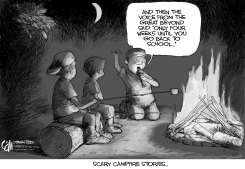 SCARY STORIES by Cam Cardow