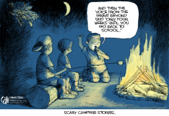 SCARY STORIES  by Cam Cardow