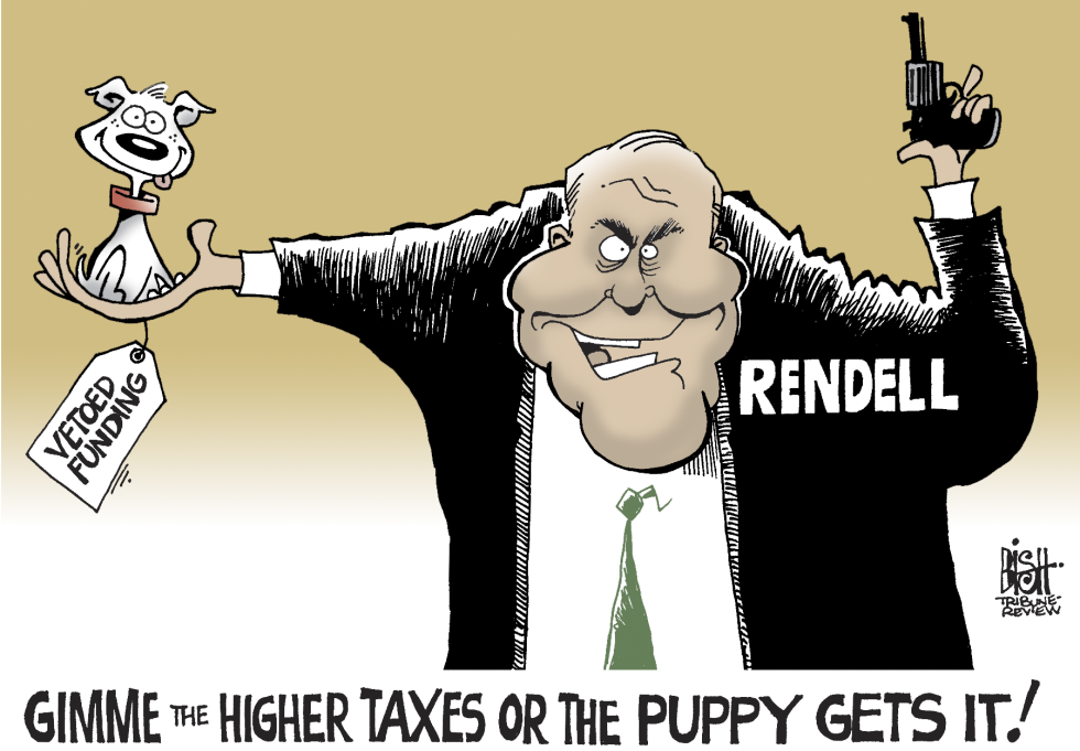 LOCAL, PA GOVERNORS BUDGET HOSTAGES, COLOR