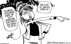 PALIN ON OBAMACARE by Mike Keefe
