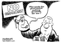 HEALTH REFORM PROTESTS by Jimmy Margulies