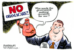 HEALTH REFORM PROTESTS  by Jimmy Margulies