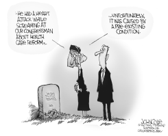 PRE-EXISTING CONDITION BW by John Cole