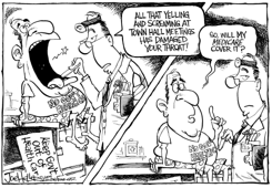 MOB COVERAGE by Joe Heller
