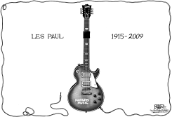 LES PAUL TRIBUTE by Nate Beeler