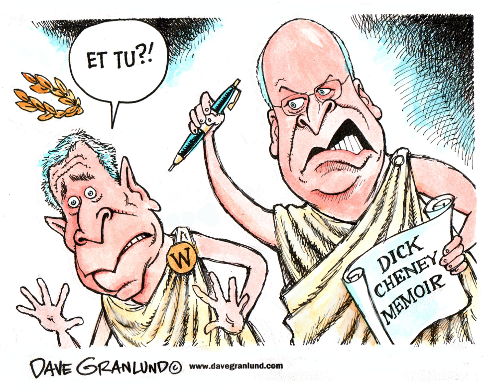  DICK CHENEY MEMOIR by Dave Granlund