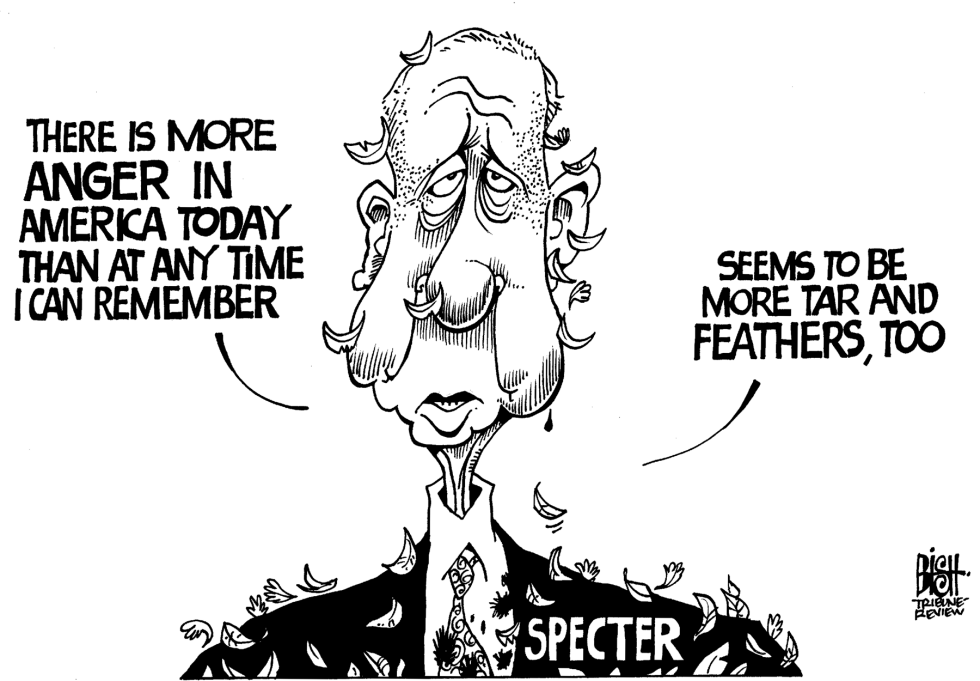 ARLEN SPECTER, TOWN HALL MEETINGS, b/w