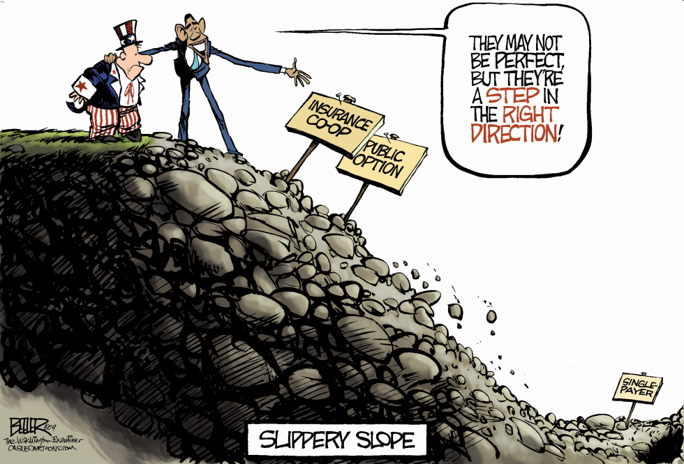 Slippery Slope of Health Care COLOR