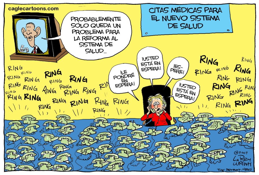  CITAS EN EL SISTEMA DE SALUD  by Daryl Cagle