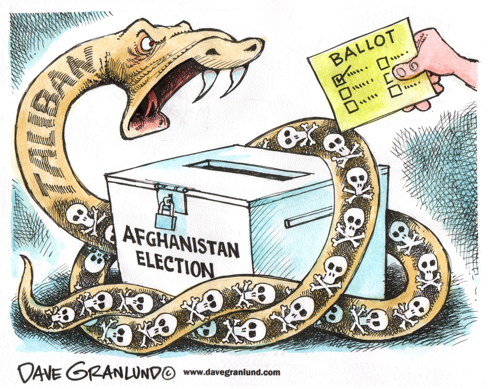  AFGHANISTAN ELECTION by Dave Granlund