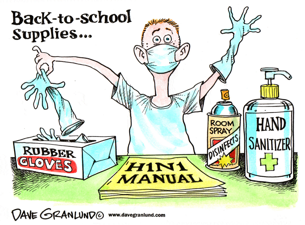 School supplies and H1N1