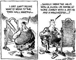 WHAT TO WEAR TO A TOWN HALL MEETING by Jim Day