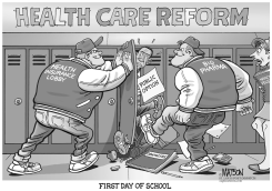 FIRST DAY OF SCHOOL by R.J. Matson