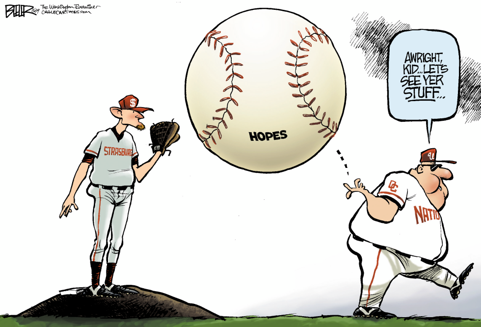  LOCAL DC - NATIONALS GET THEIR ACE by Nate Beeler