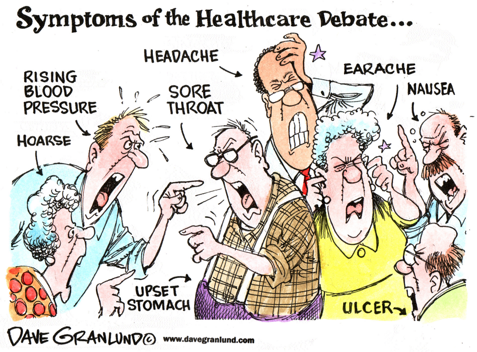  HEALTHCARE DEBATE by Dave Granlund