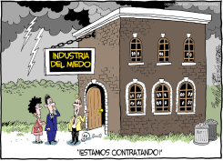 EL MIEDO EN SI MISMO /  by Bob Englehart