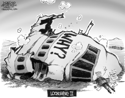 LOCKERBIE II BW by John Cole