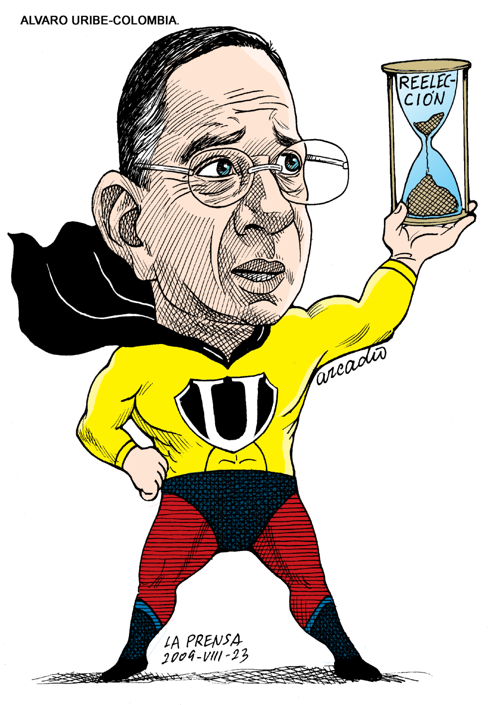  ALVARO URIBE COLOMBIA COL by Arcadio Esquivel