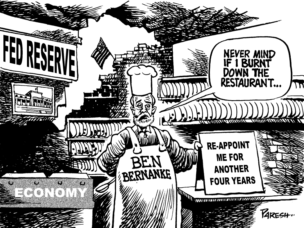  RE-APPOINTING BEN BERNANKE by Paresh Nath