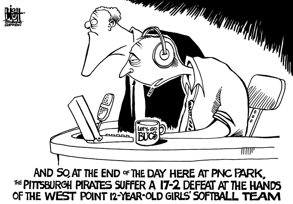 LOCAL- PITTSBURGH PIRATES, b/w