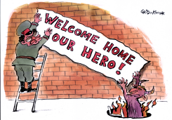 LOCKERBIE BOMBER WELCOME -  by Christo Komarnitski