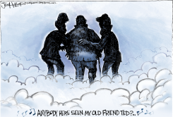 TED KENNEDY by Joe Heller