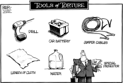 TOOLS OF TORTURE by Nate Beeler