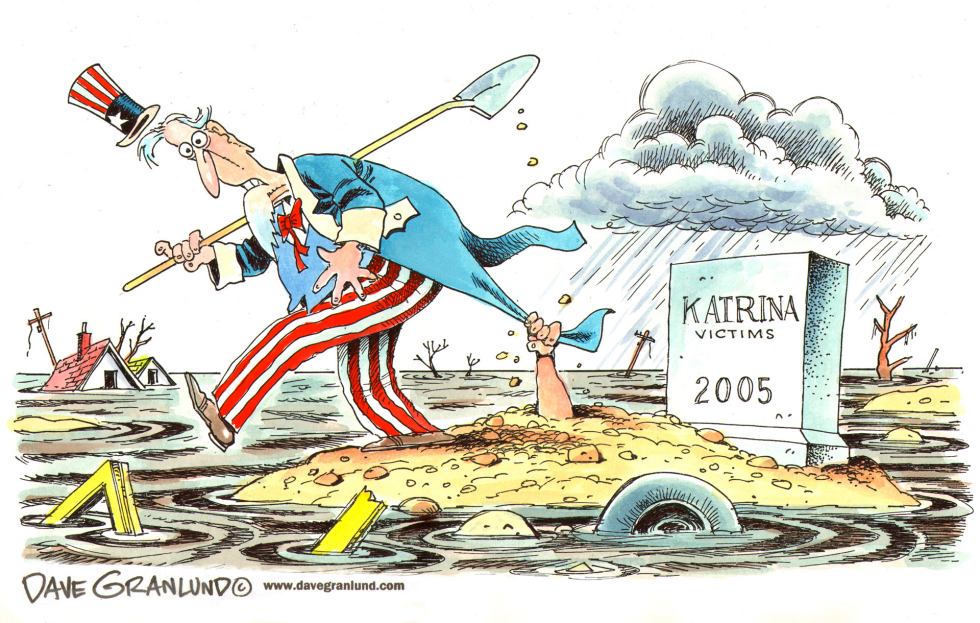  HURRICANE KATRINA ANNIVERSARY by Dave Granlund