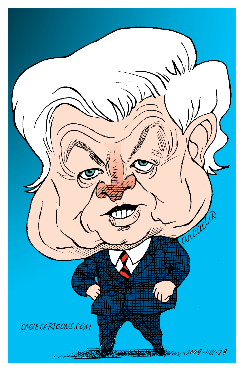  TED KENNEDY by Arcadio Esquivel