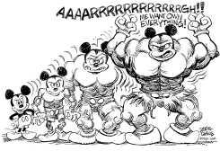 DISNEY BUYS MARVEL COMICS by Daryl Cagle