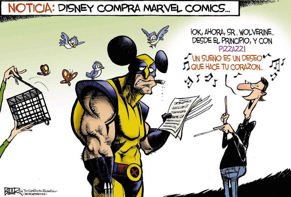 Disney compra a Marvel / COLOR