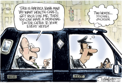 HEALTH COVERAGE2 by Joe Heller