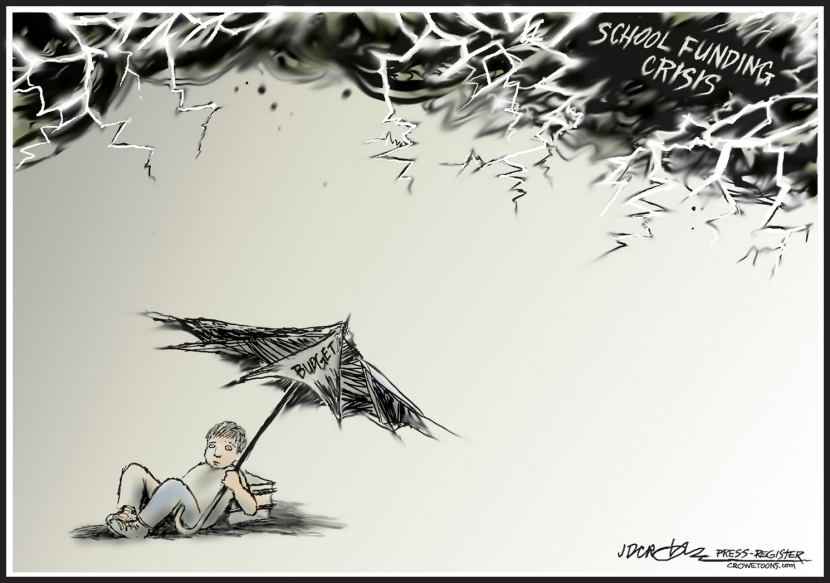 School Funding Storm