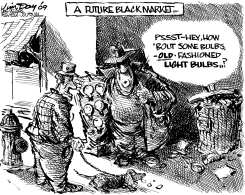 GOING GREEN CREATES A FUTURE BLACK MARKET by Jim Day