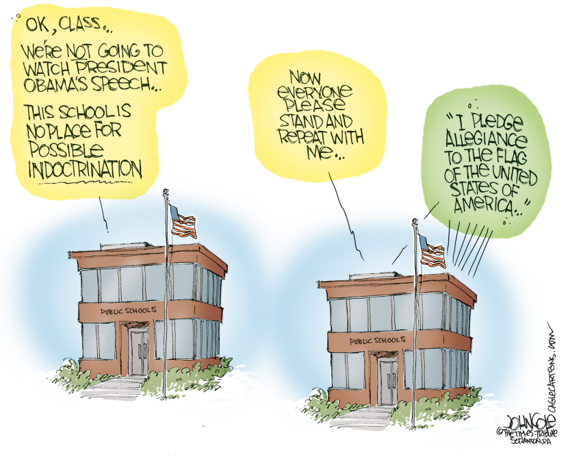 Indoctrination in schools COLOR